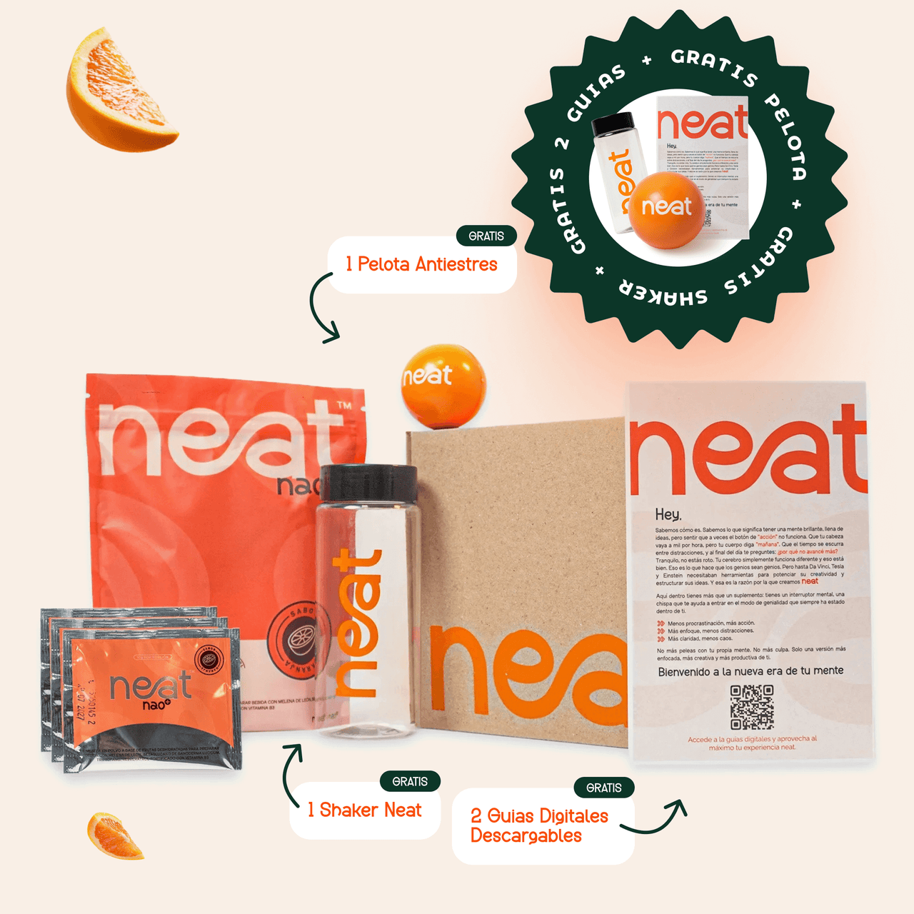 Neat nao + Kit Gratis de Bienvenida